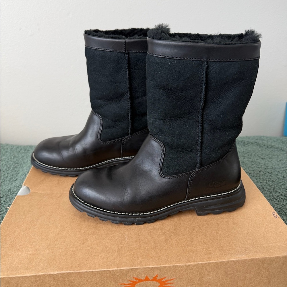 UGG Black Brooks Winter & Rain Boots - Picture 6 of 11